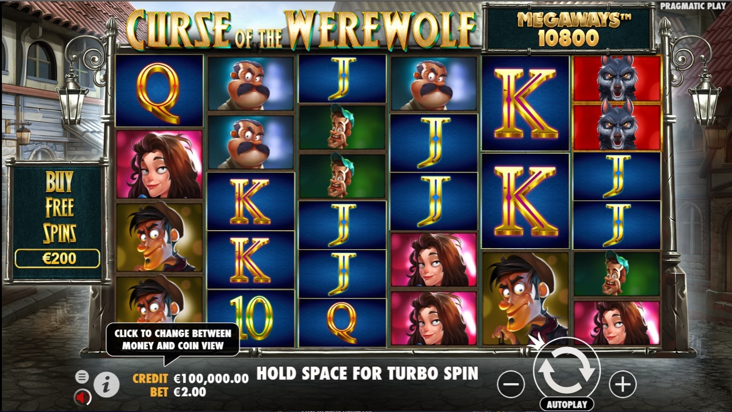 Curse of the Werewolf Megaways von Pragmatic Play